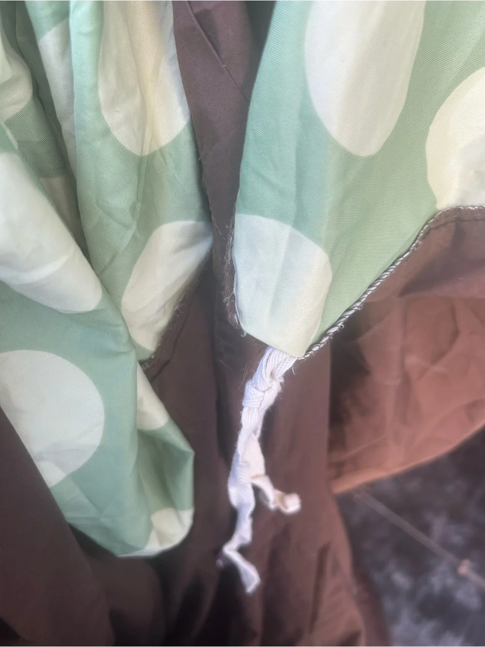 Roxy Brown twin duvet